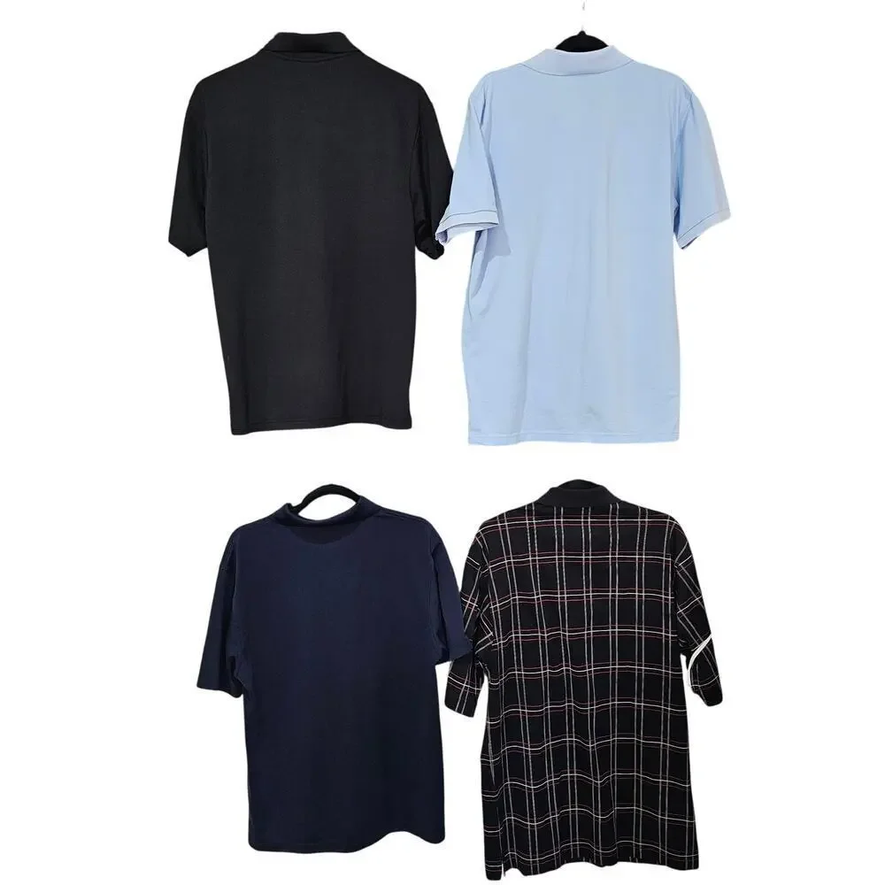 Bundle Lot Of 4 Men's Golf Polo Dri fit Set Size M